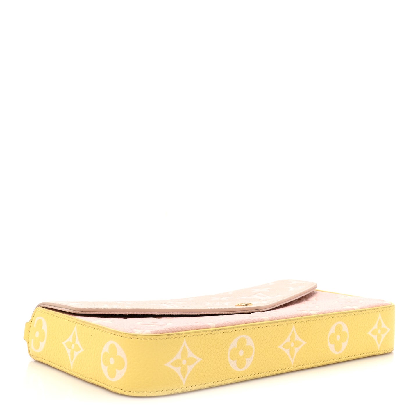 Empreinte Spring in the City Felicie Pochette Chain Wallet Pink Beige Yellow
