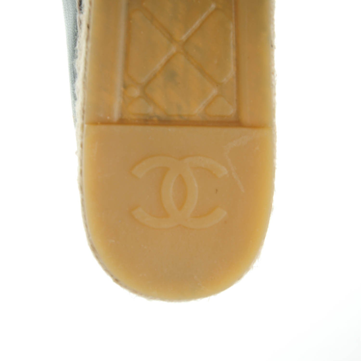 Chanel Lambskin CC Espadrilles 39 Black 5 of 9