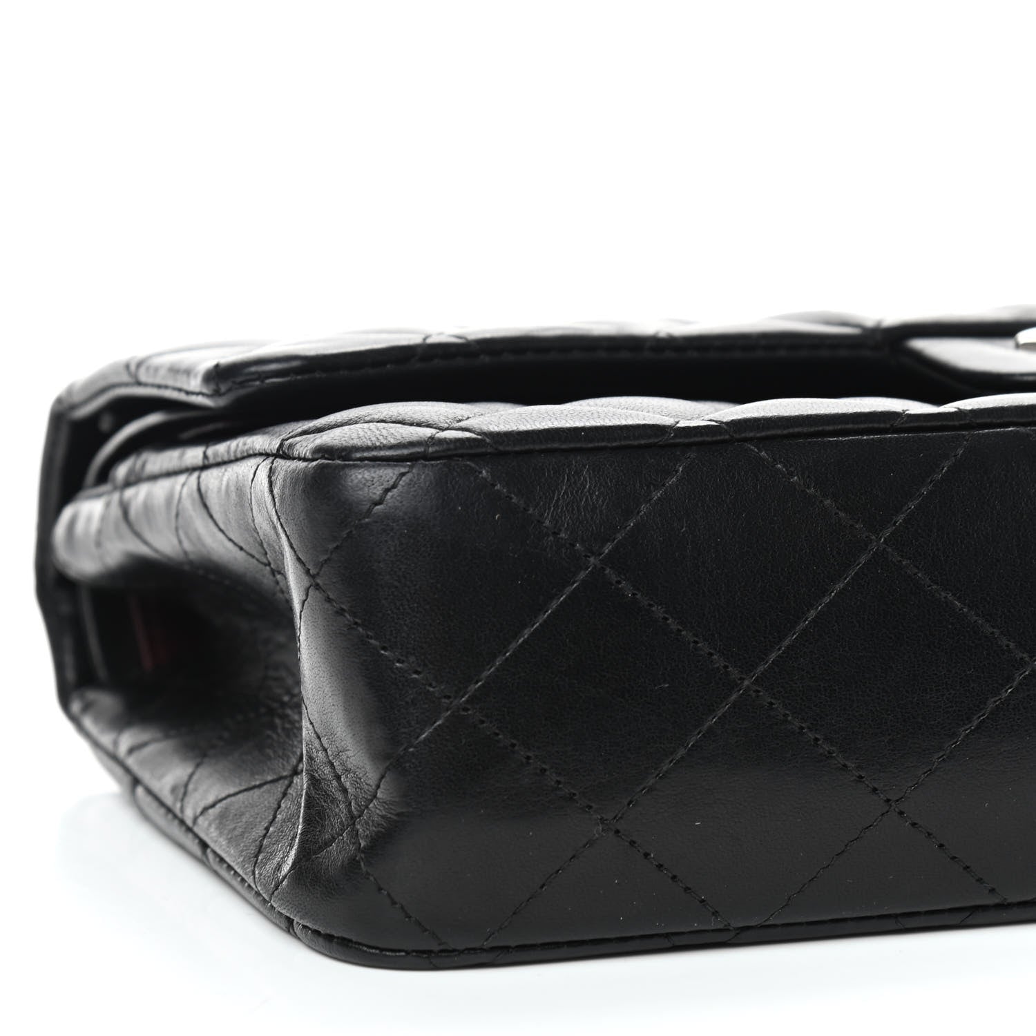 Chanel Lambskin Quilted Medium Double Flap Black 5 of 8