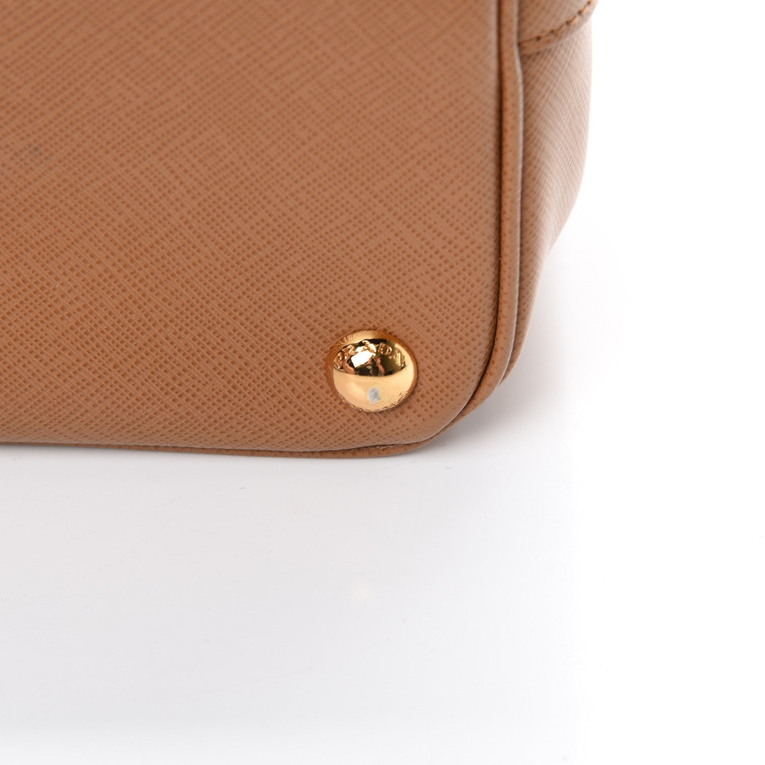 Prada Saffiano Medium Galleria Double Zip Tote Caramel 13 of 14
