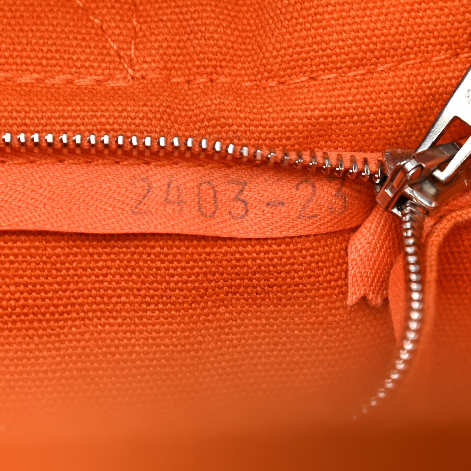 Hermes Canvas Herline Tote PM 8 of 14
