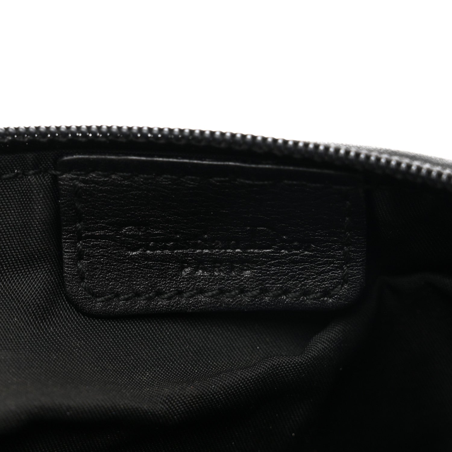 Christian Dior Monogram Flight Trotter Cosmetic Pouch Black 6 of 7