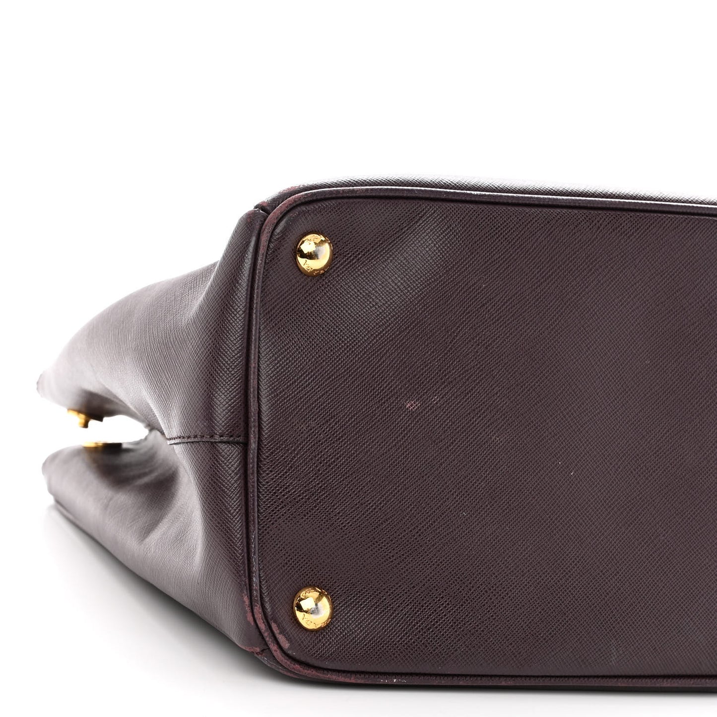 Saffiano Large Galleria Double Zip Tote Bordeaux