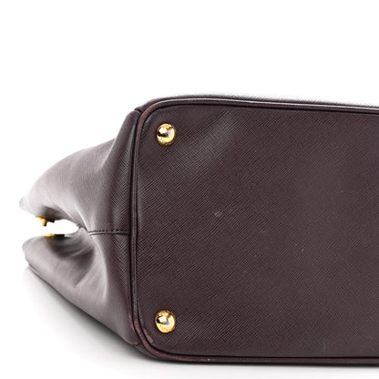 Prada Saffiano Large Galleria Double Zip Tote Bordeaux 9 of 14