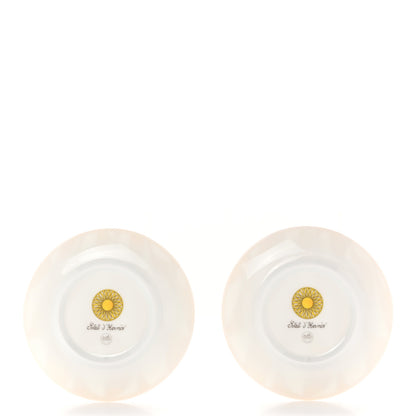 Hermes Porcelain Soleil d'Hermes Bread and Butter Plate Set of 2 3 of 7