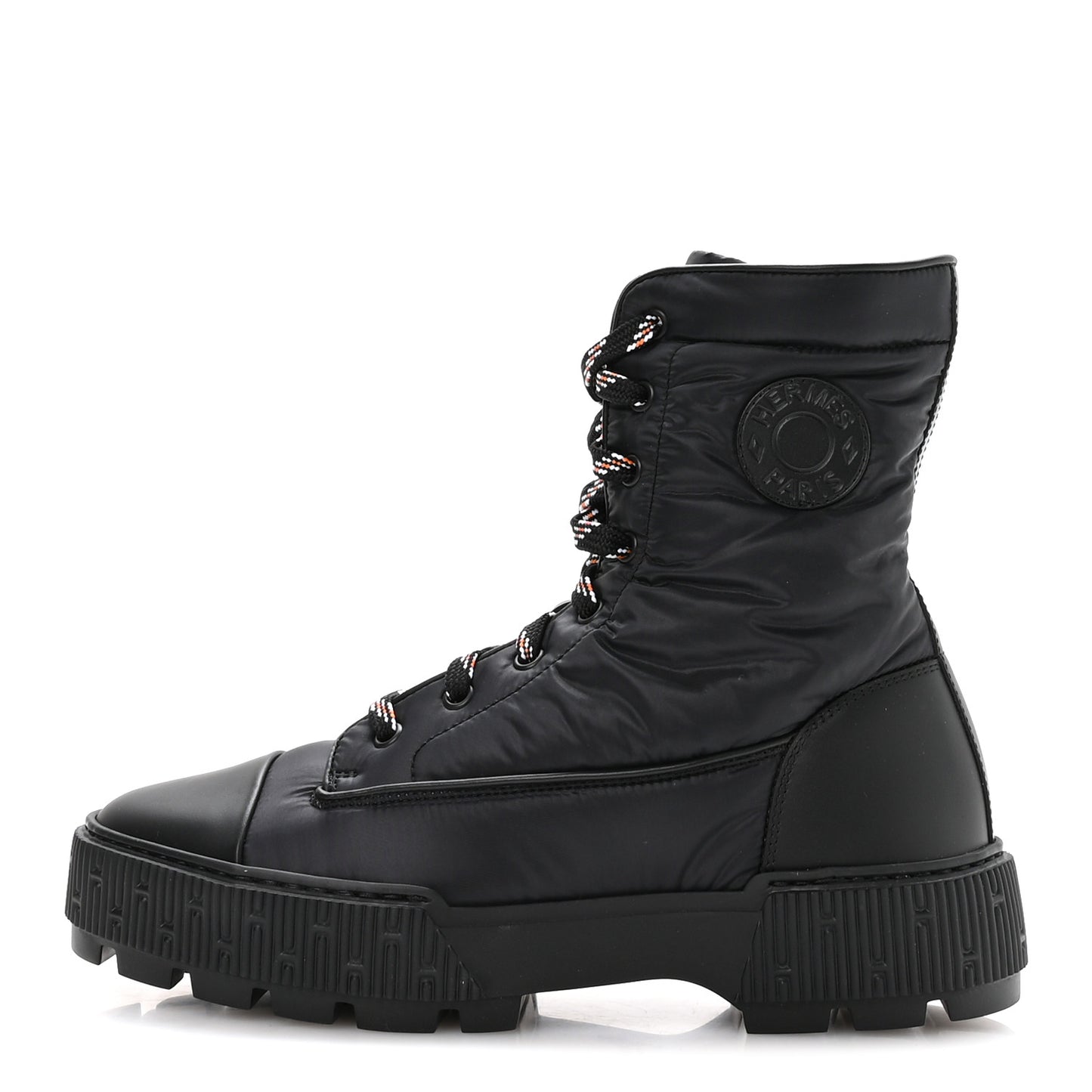 Calfskin Parachute Fresh Ankle Boots 39 Black