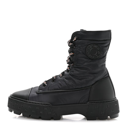 Hermes Calfskin Parachute Fresh Ankle Boots 39 Black 1 of 9