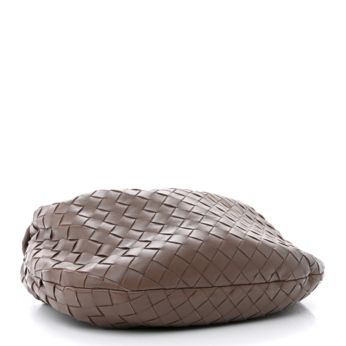 Nappa Intrecciato Teen Jodie Hobo Dark Taupe