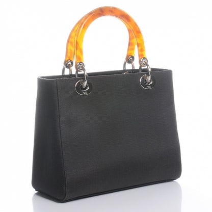 Christian Dior Canvas Medium Lady Dior Dark Brown 4 of 9