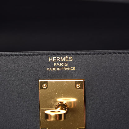 Hermes Sombrero Kelly Sellier 32 Bleu Obscur 7 of 17