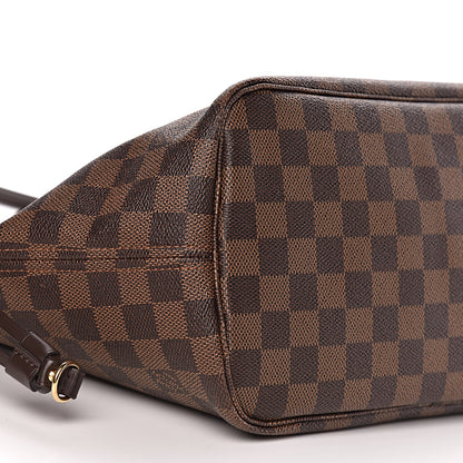 Louis Vuitton Damier Ebene Neo Neverfull MM Rose Ballerine 11 of 13