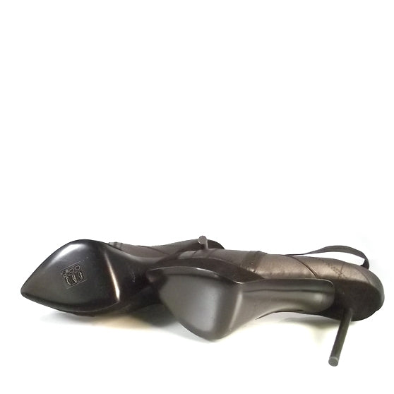 Saint Laurent Elastic Divine Booties 39 Black 4 of 6