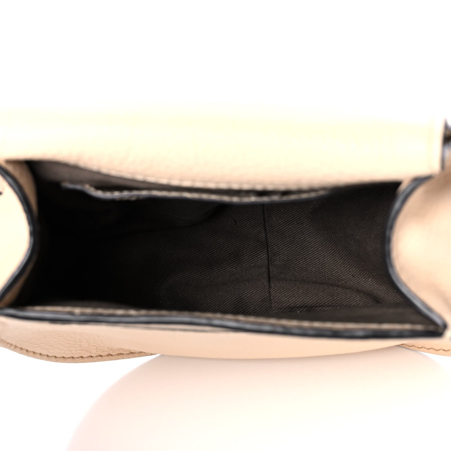 Chloe Calfskin Mini Marcie Round Crossbody Bag Nude 4 of 11