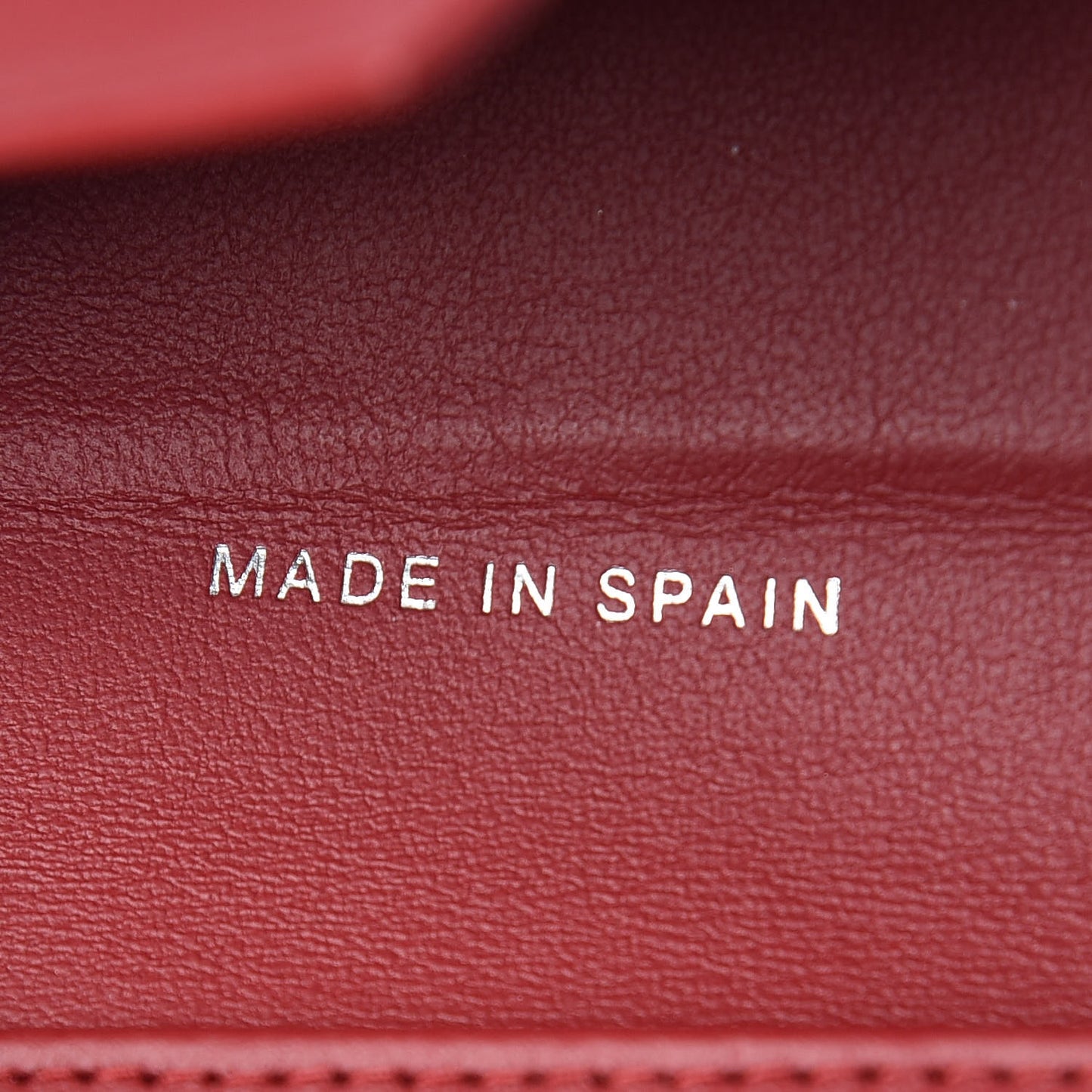 Caviar Quilted Compact Flap Wallet Dark Red