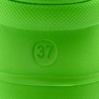 Balenciaga X CROCS Rubber Womens Pool Slides 37 Neon Green 8 of 9