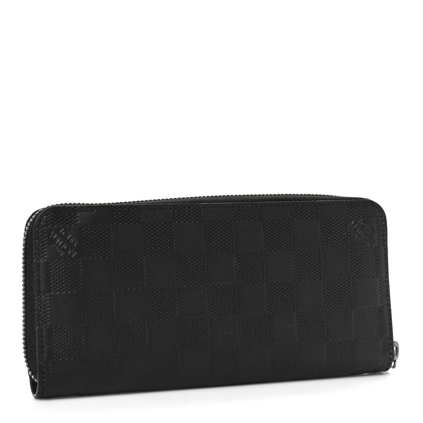 Damier Infini Zippy Vertical Wallet Granit