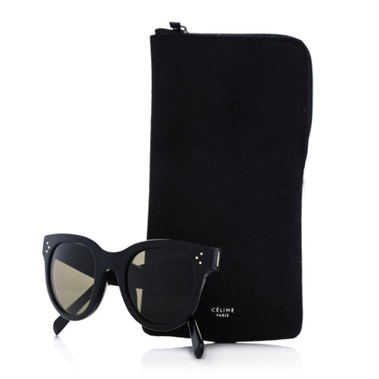 Celine Acetate New Audrey Sunglasses CL 41053/S Black 8 of 8