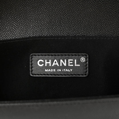 Chanel Caviar Quilted Medium Boy Flap Black 6 of 8