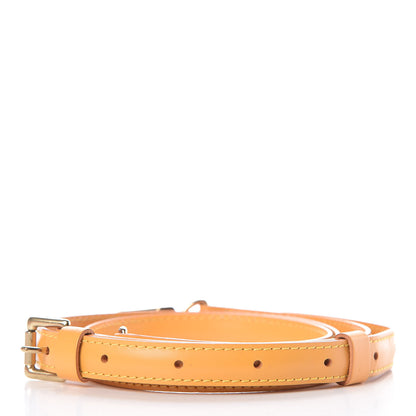 Louis Vuitton Calfskin16mm Shoulder Strap Yellow 2 of 5