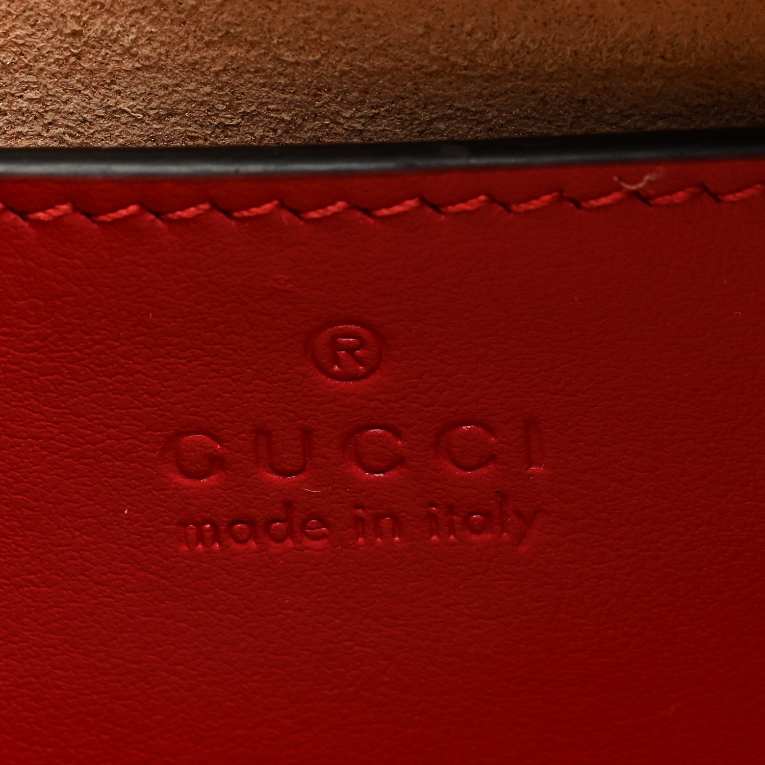 Gucci Calfskin Matelasse Diagonal Mini Interlocking G Heart Shoulder Bag Hibiscus Red 6 of 7