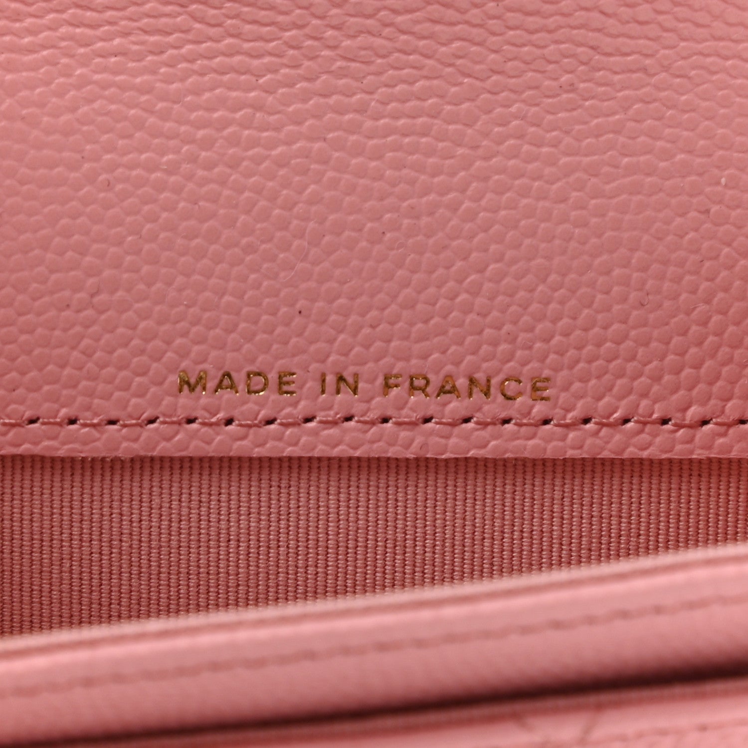 Chanel Caviar Quilted Flap Card Holder Wallet Light Pink 7 of 8