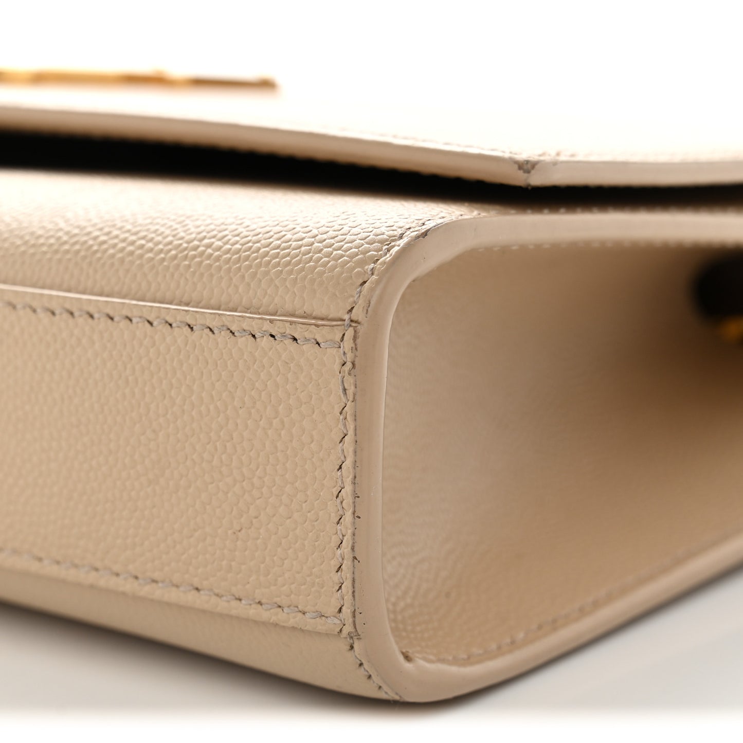 Grain De Poudre Medium Monogram Kate Satchel Dark Beige