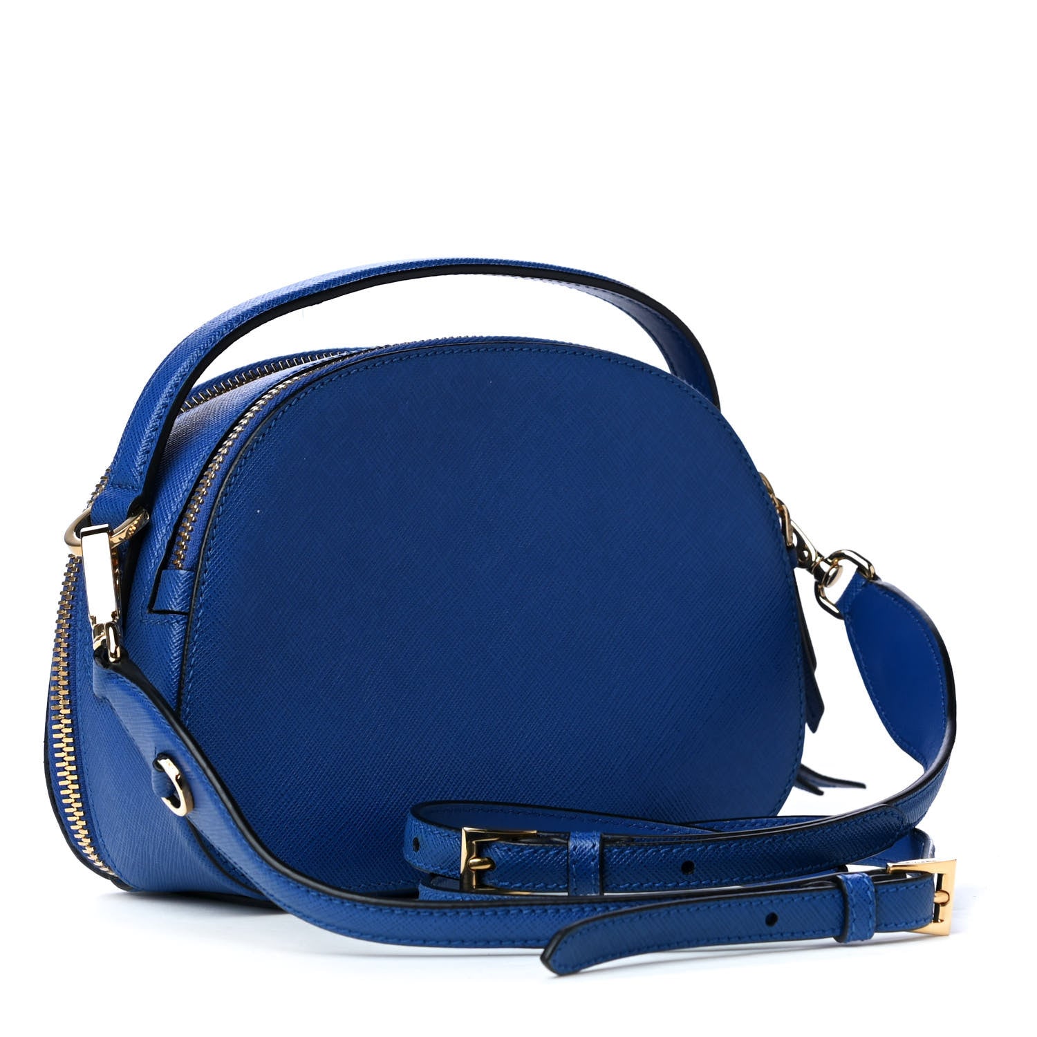 Prada Saffiano Lux Odette Crossbody Royal 2 of 4