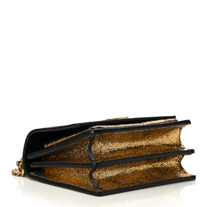 Saint Laurent Metallic Sparkle Calfskin Small Monogram Sunset Gold 4 of 23