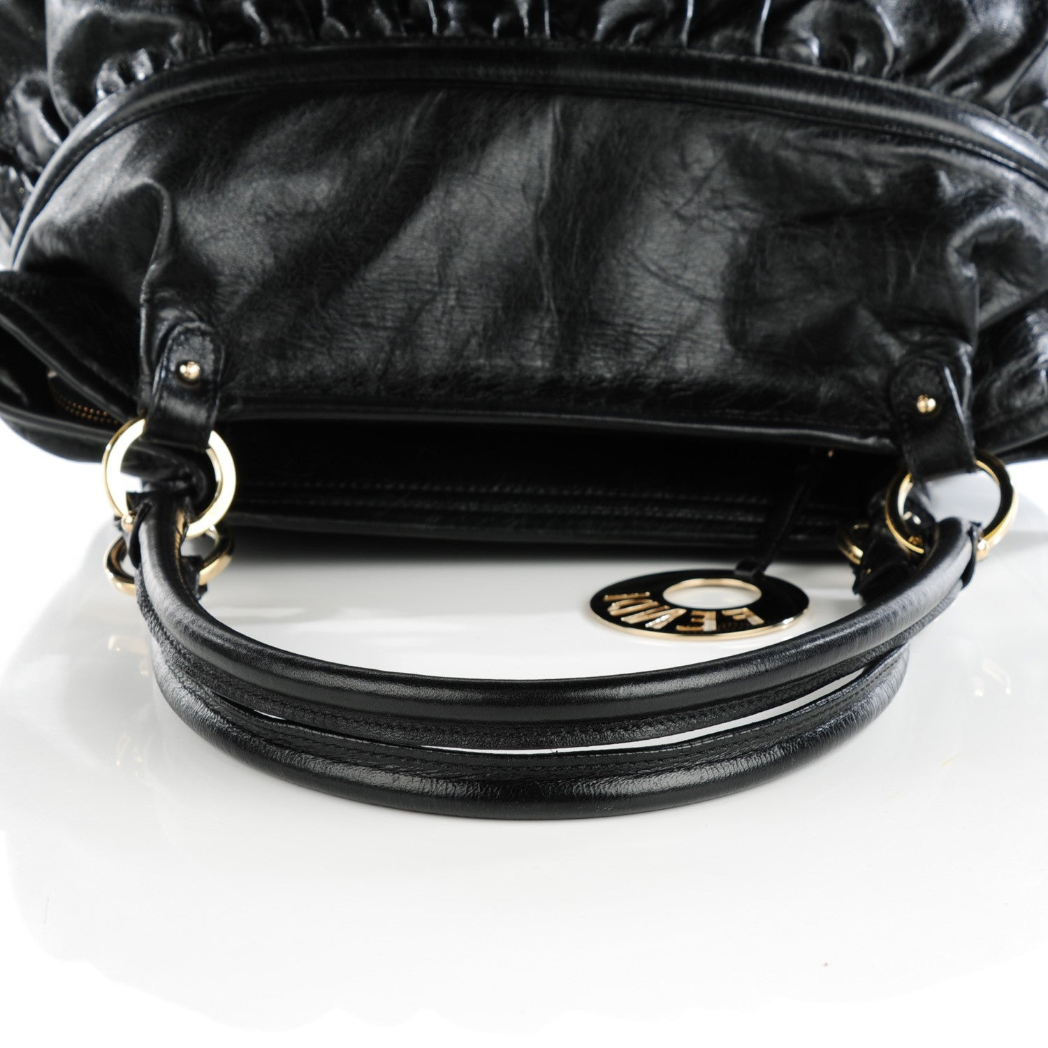 Fendi Calfskin Large Chef Shopper Tote Black 9 of 9