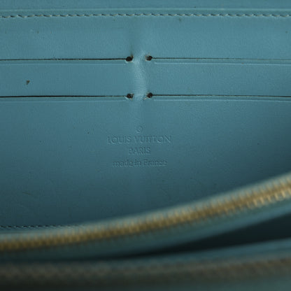 Louis Vuitton Vernis Zippy Wallet Bleu Lagon 6 of 18