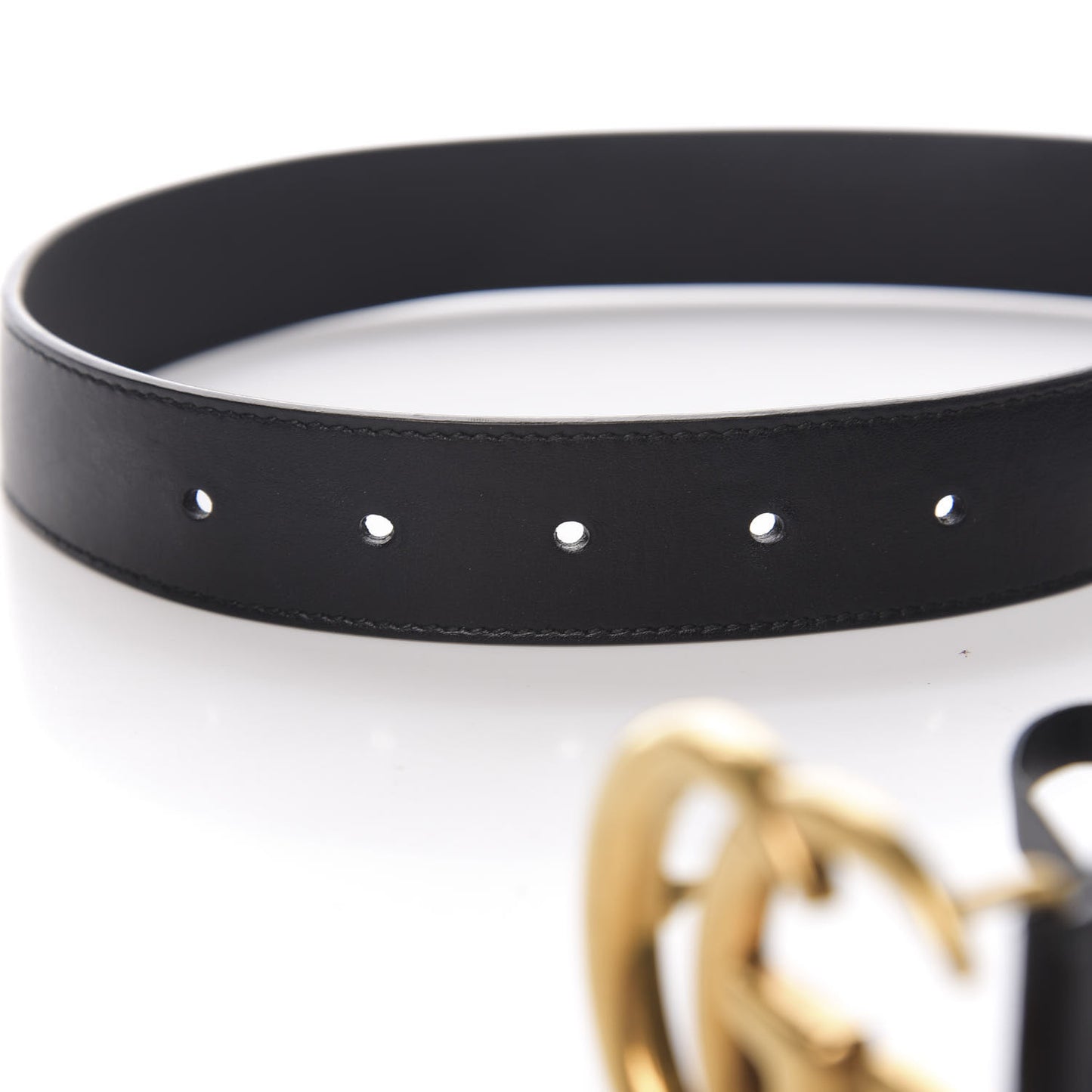 Calfskin Double G 30mm Belt 75 30 Black