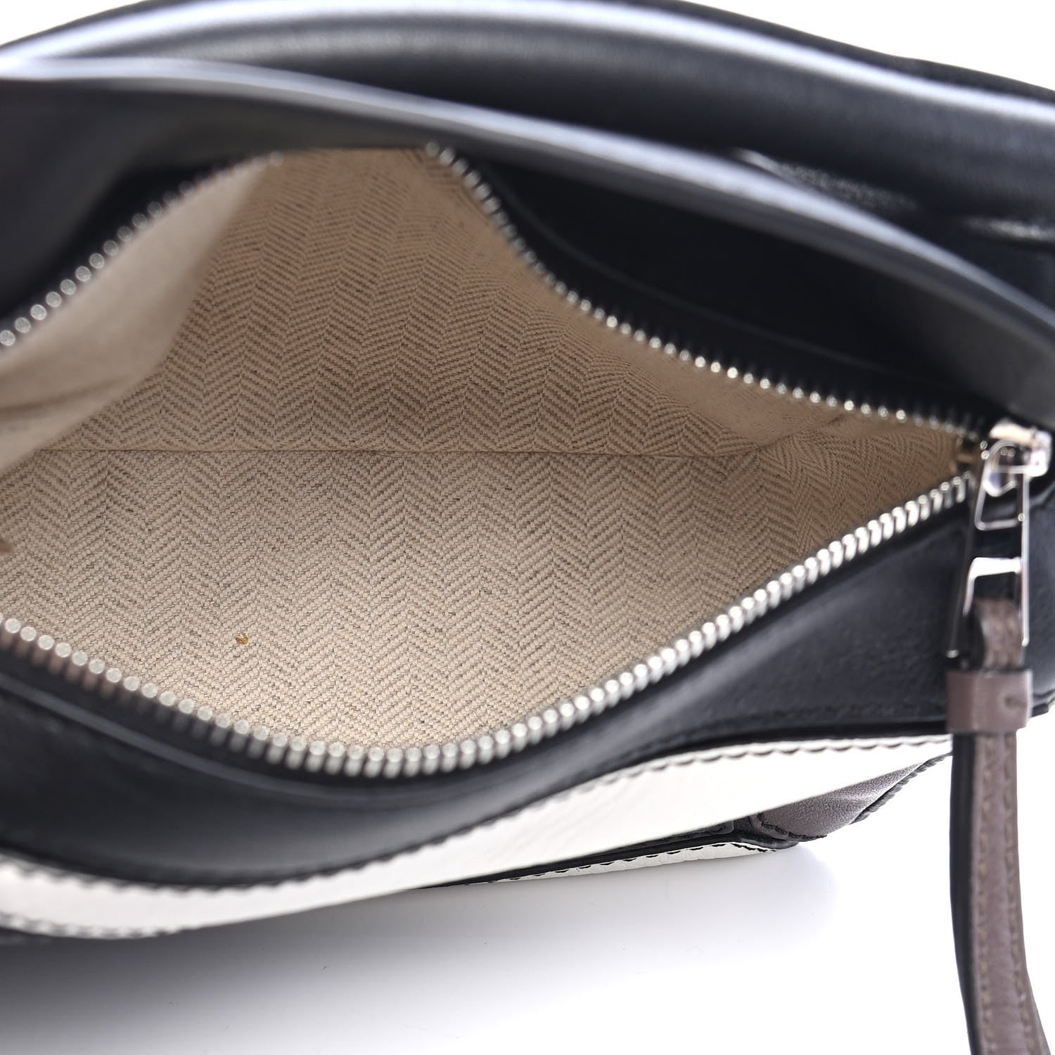 Loewe Calfskin Mini Puzzle Bag Black Taupe 5 of 9