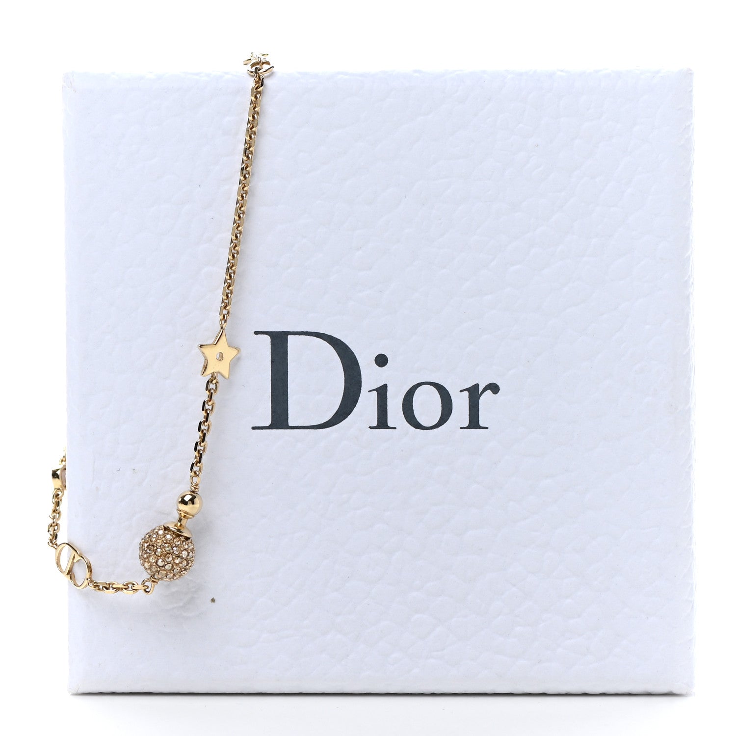 Christian Dior Metal Crystal La Petite Tribale Bracelet Gold 6 of 6