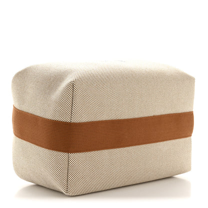 Hermes Canvas Large Bride-A-Brac Cabriole Case Biscuit 4 of 7