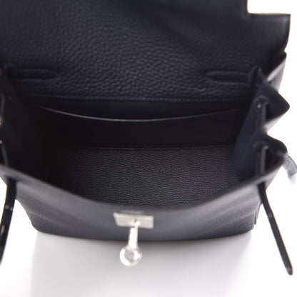 Hermes Togo Kelly Ado Backpack Bleu Nuit 5 of 23