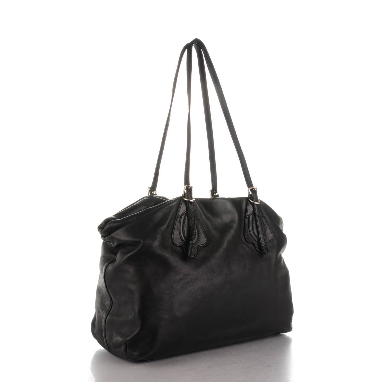 Nappa Shoulder Bag Nero Black