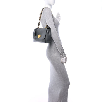 Mulberry Small Classic Grain Calfskin Medium Lily Charcoal 3 of 9