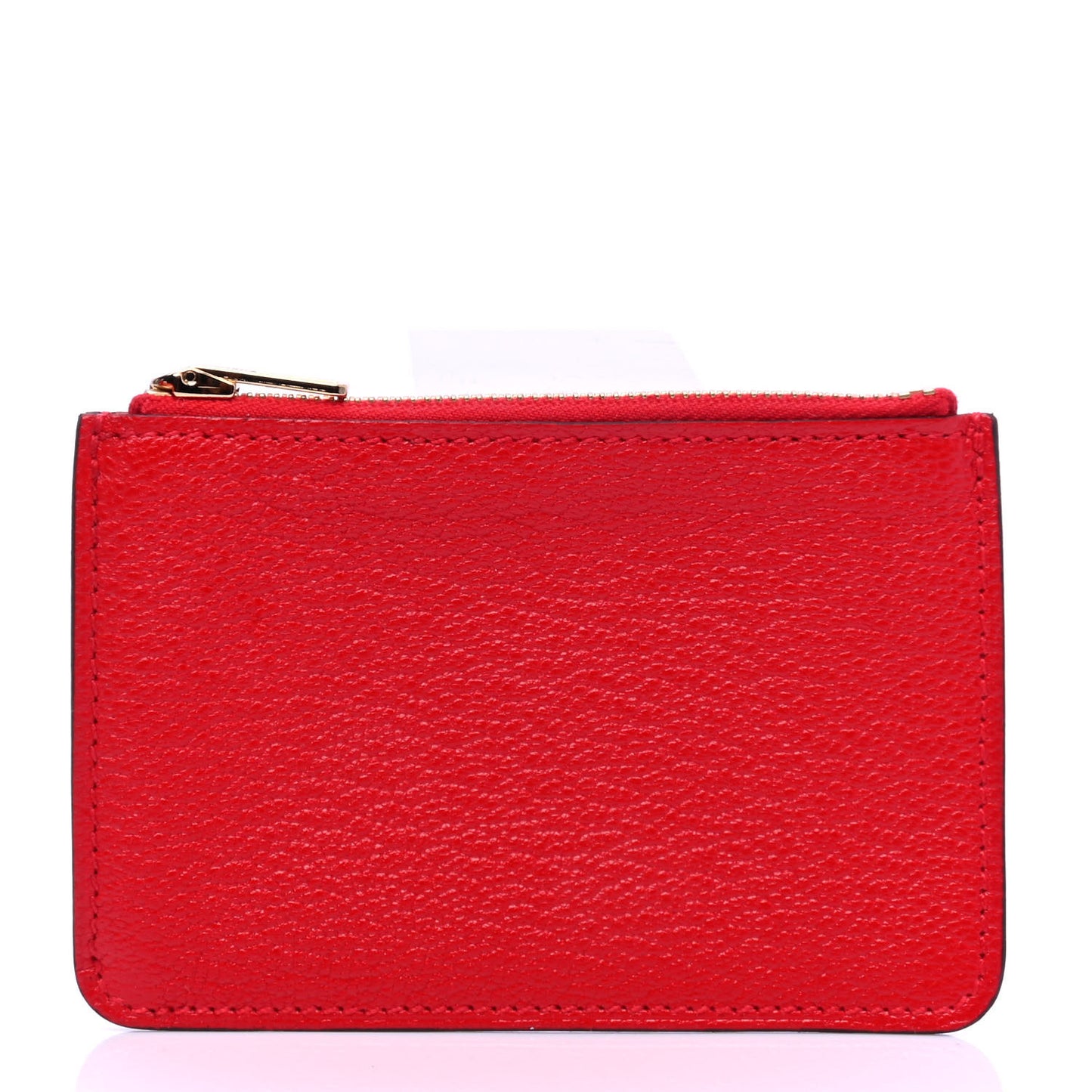 Chevre Mysore Roulis Slim Wallet Rouge De Coeur