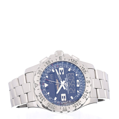 Breitling Stainless Steel 43.5mm Airwolf Digital Quartz Watch Blue A78363 2 of 4