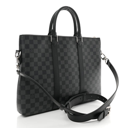 Louis Vuitton Damier Graphite Anton Briefcase 3 of 11