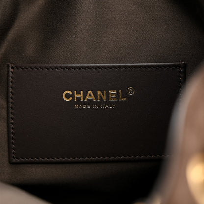 Chanel Suede Quilted Medium Chanel 25 Handbag Dark Brown 7 of 11