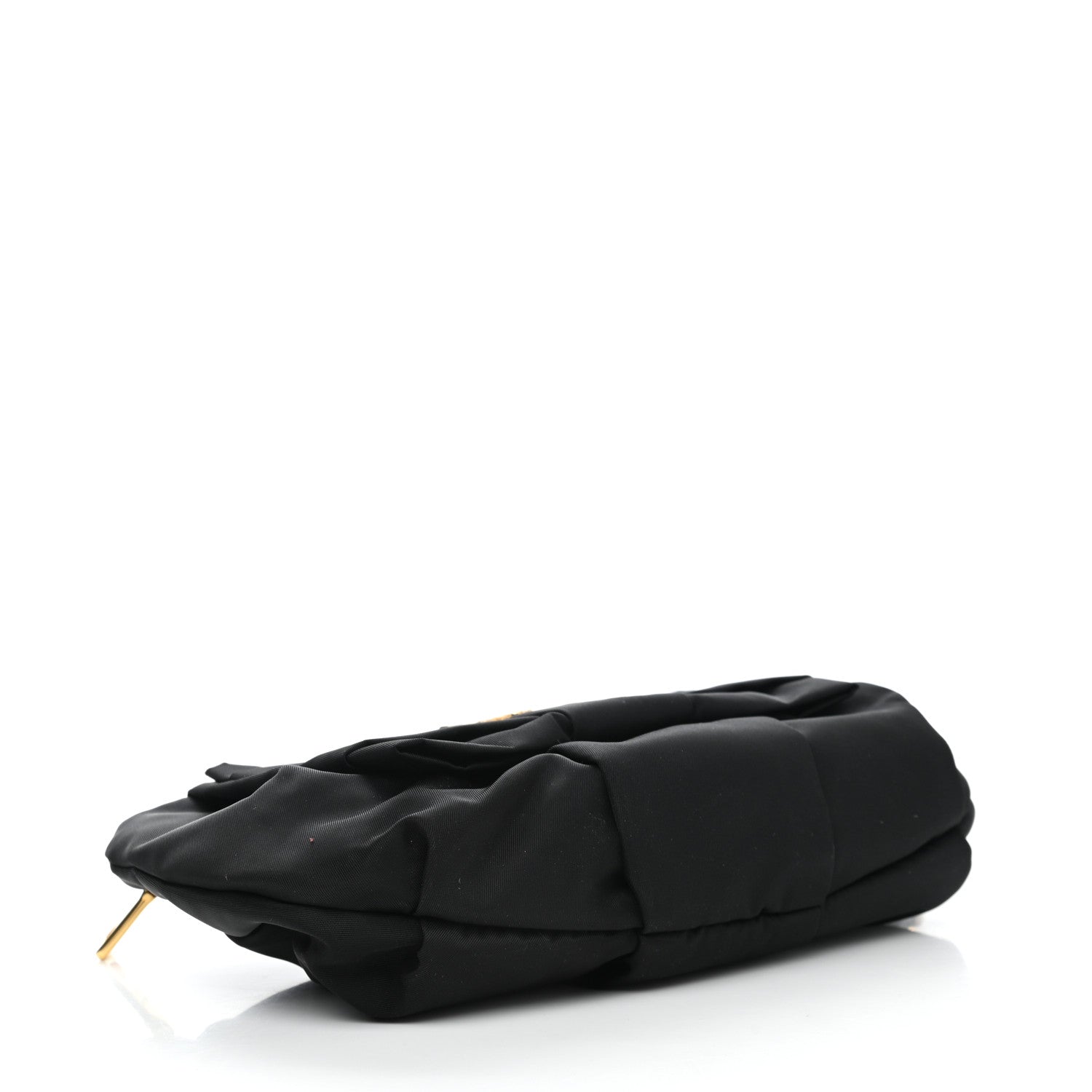 Prada Tessuto Nylon Bow Wristlet Black 4 of 10