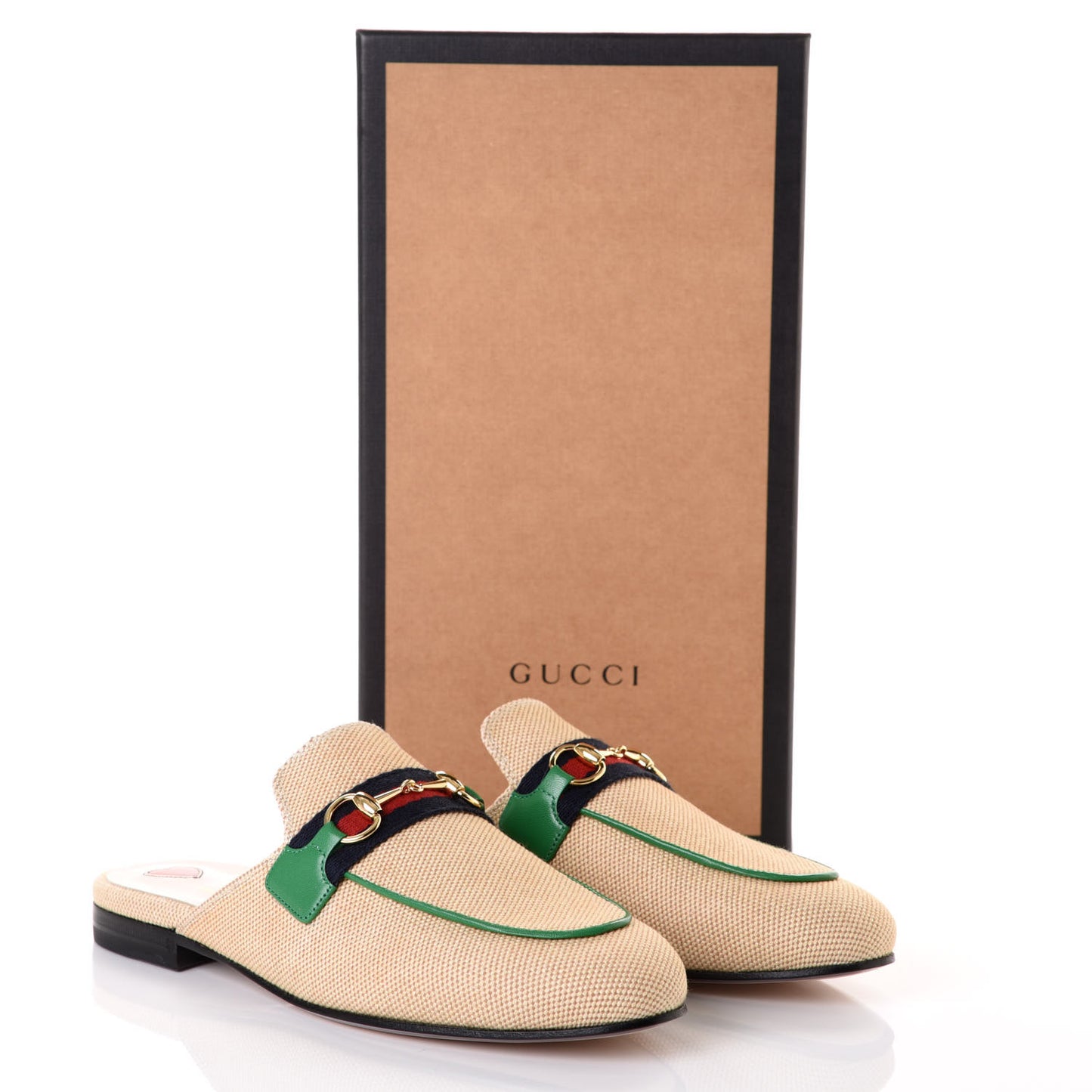 Canvas Vintage Charlotte Web Womens Princetown Slippers 37 Sand New Shamarock