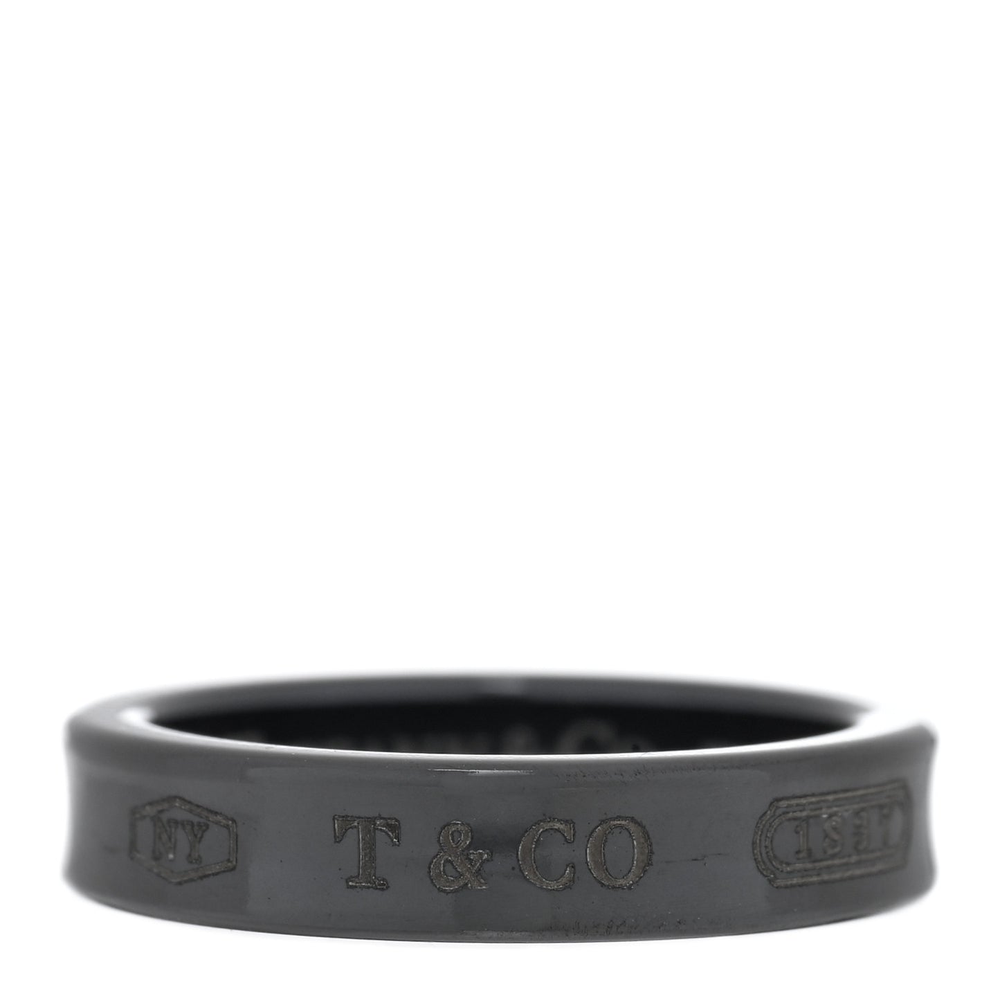 Titanium 1837 Narrow Band Ring 49 5