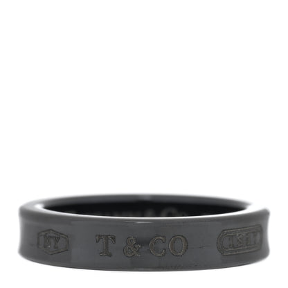 Tiffany Titanium 1837 Narrow Band Ring 49 5 1 of 5