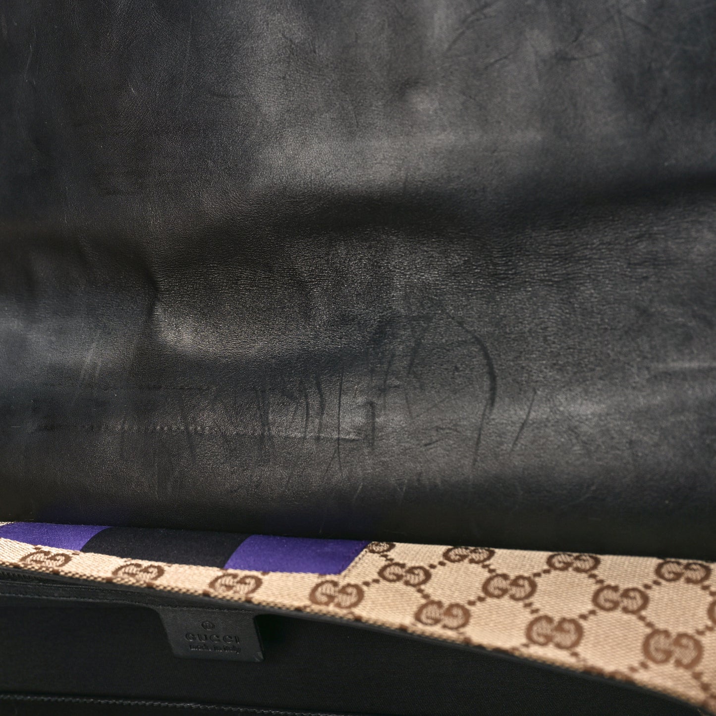 Monogram Horsebit Web Tom Ford Tote Brown Purple