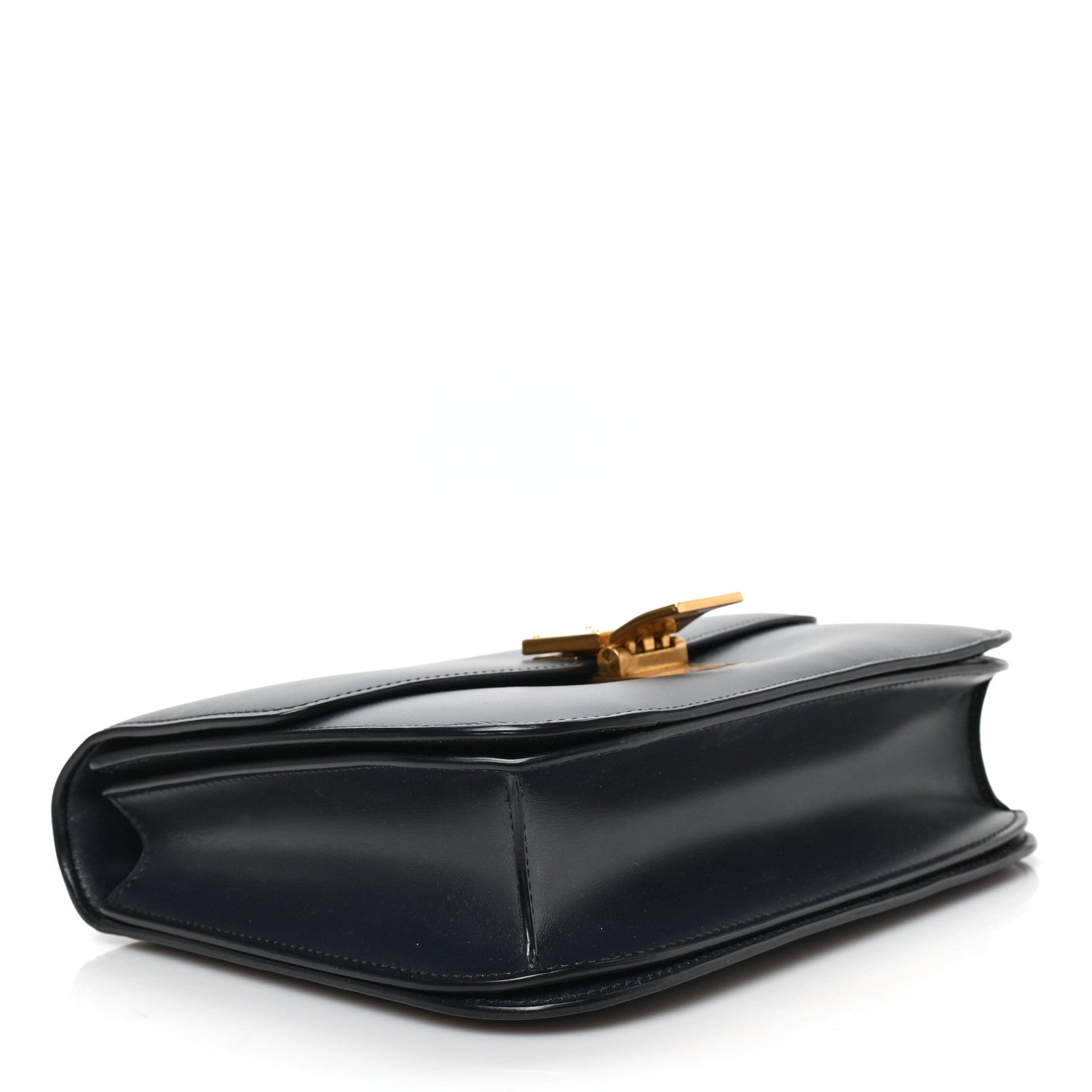 Celine Box Calfskin Medium Classic Box Flap Bag Navy 4 of 11