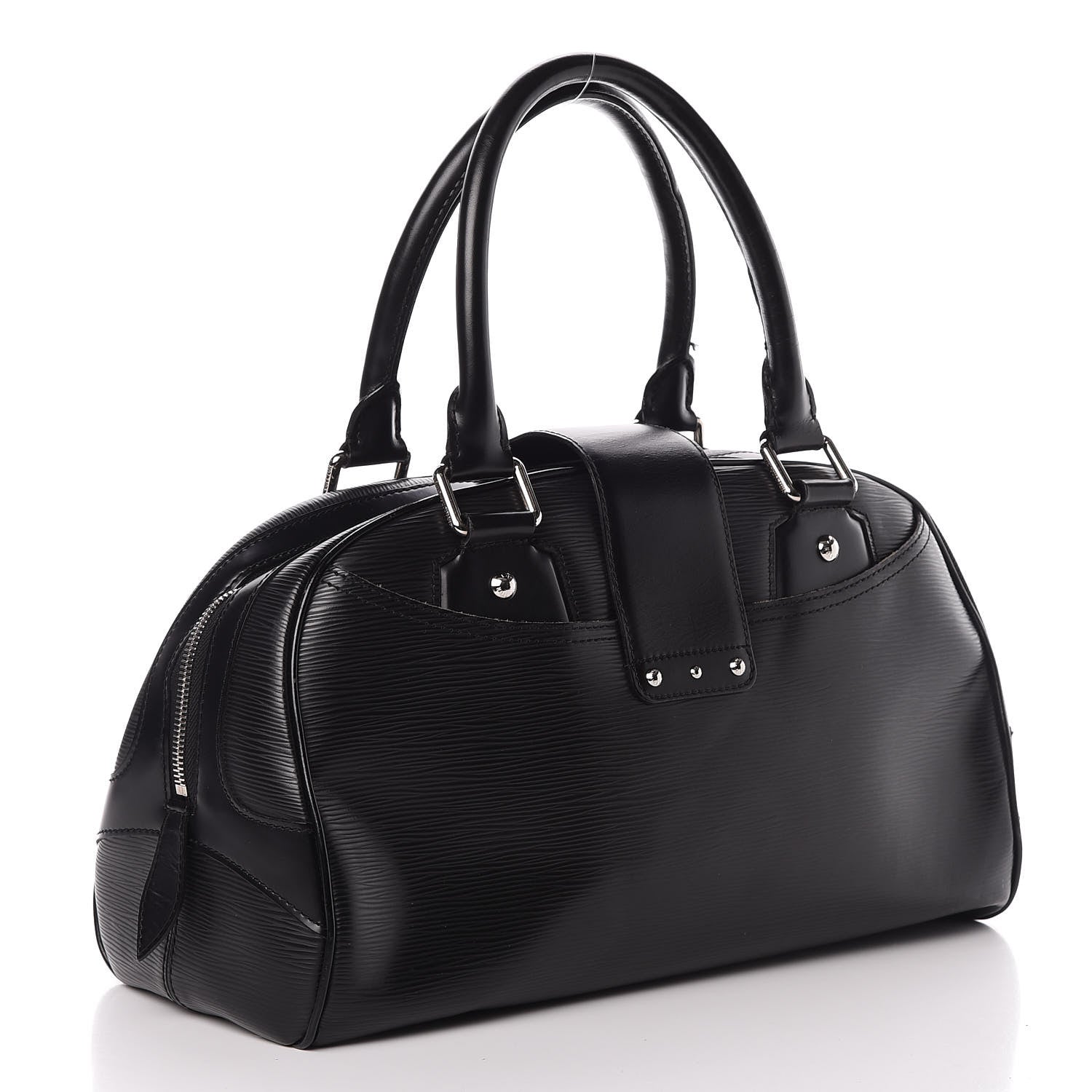 Louis Vuitton Epi Bowling Montaigne GM Black 3 of 9