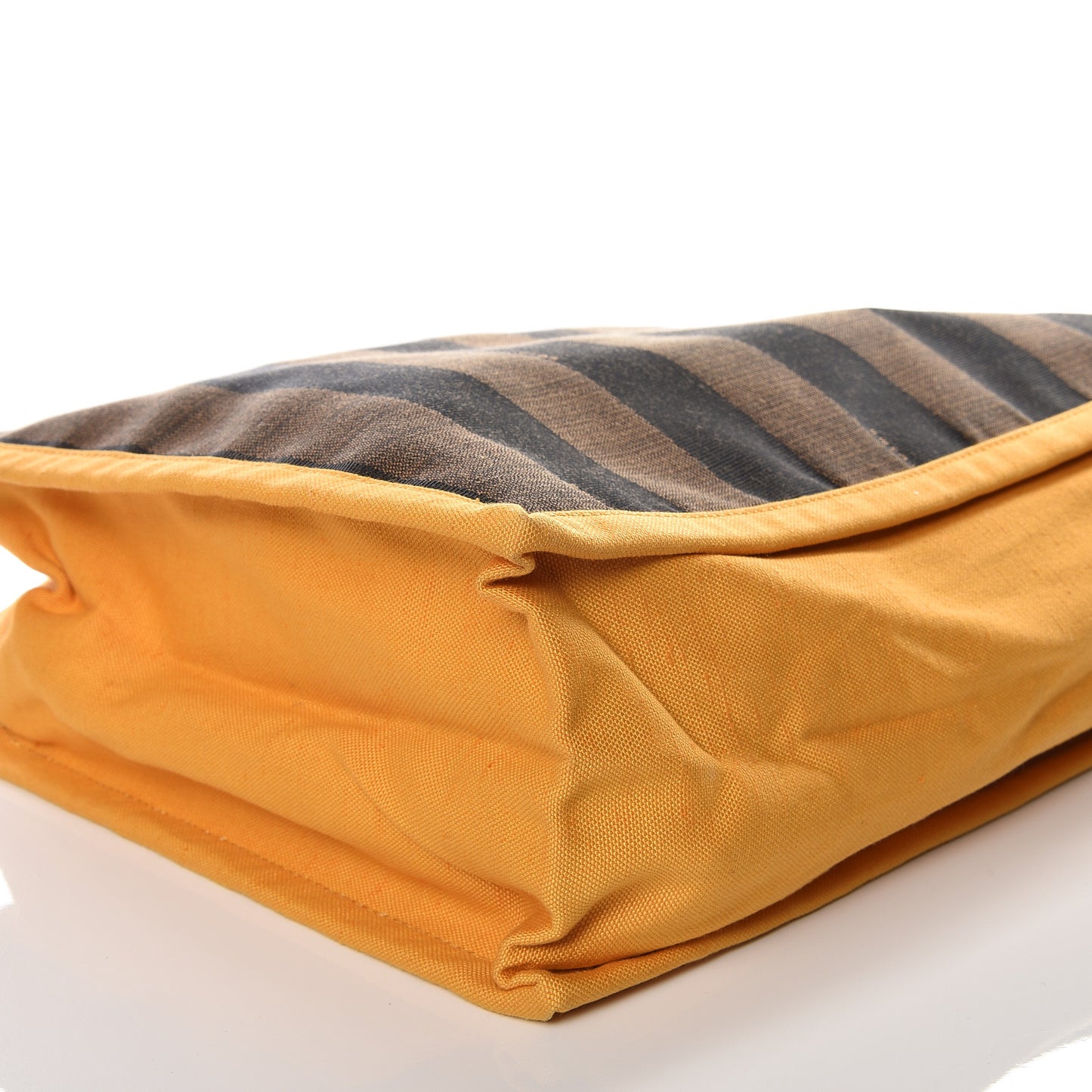 Canvas Pequin Small Shopping Tote Yellow