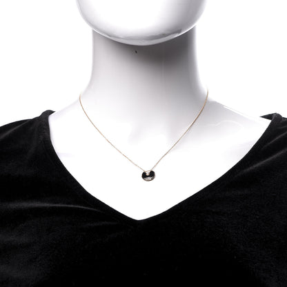 Cartier 18K Pink Gold Diamond Black Onyx XS Amulette de Cartier Pendant Necklace 2 of 6